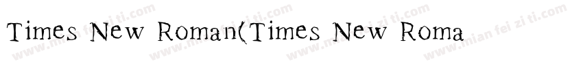 Times New Roman(Times New Roman)字体转换